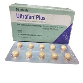 Tab. Ultrafen Plus 50mg + 200mcg