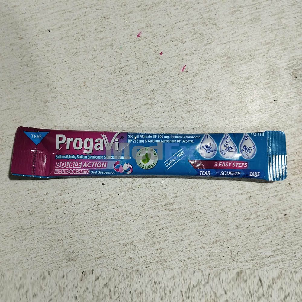 Oral Suspension. Progavi  (500 mg+213 mg+325 mg)/10 ml