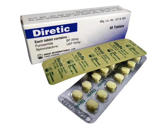 Tab. Diretic 20mg+50mg