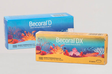 Tab. Becoral DX 600mg+400UI