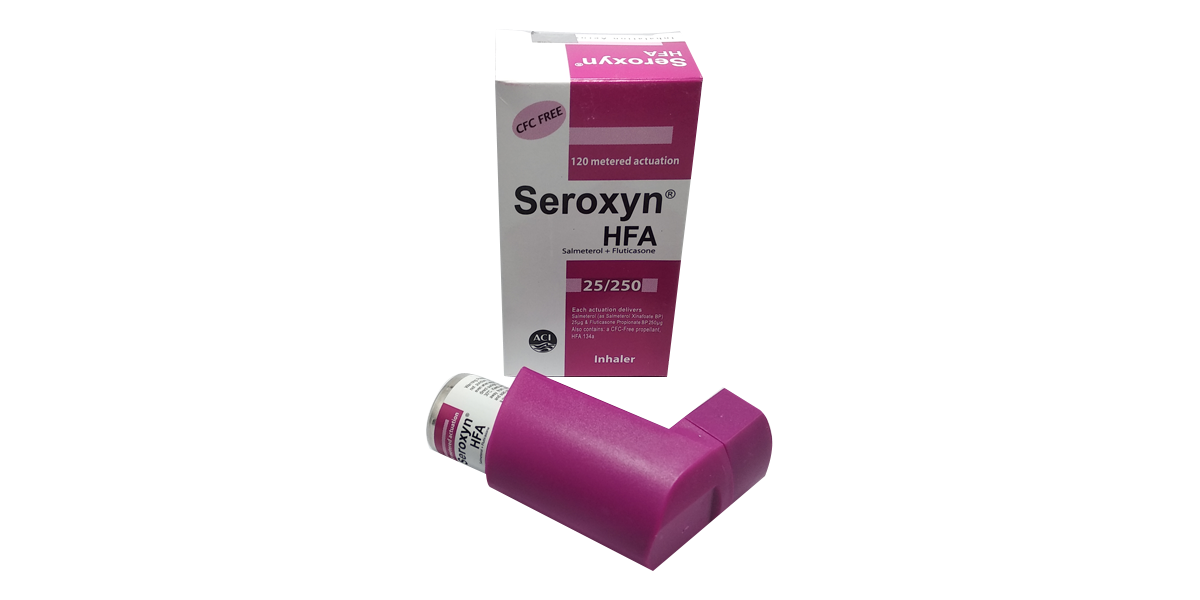 MDI. Seroxyn 25mcg+250mcg