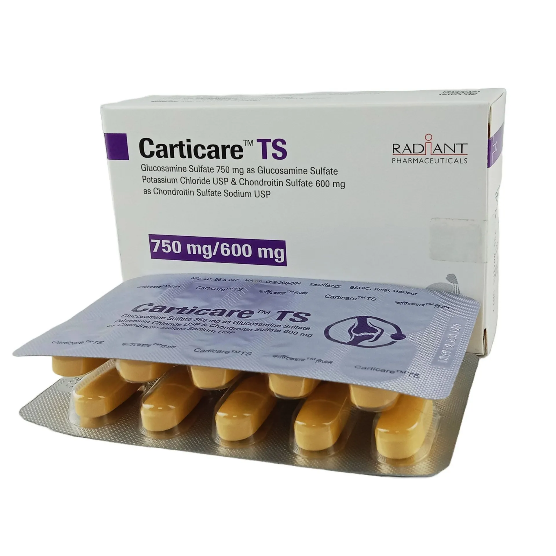 Tab. Carticare TS (750+600 mg)