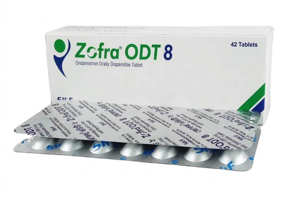 Zofra 8 mg ODT Dispersibl