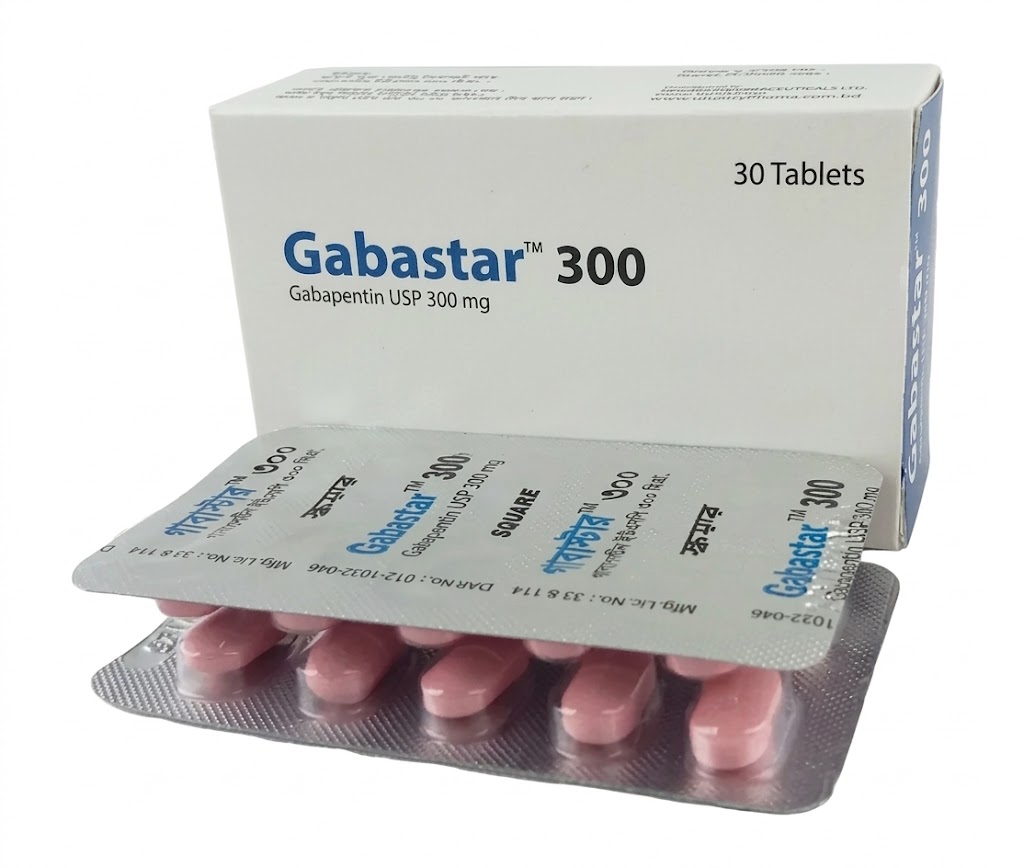 Tab. Gabastar  300mg