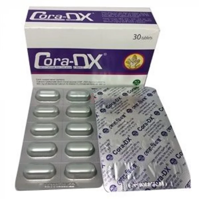 Tab. Cora-DX 600 mg+400 IU