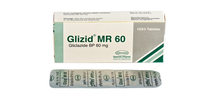 Tab. Glizid MR 60 mg (Modified Release)